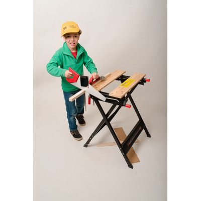 ToolKid vodicí lišta a svorky – bezpečné řezání pro děti