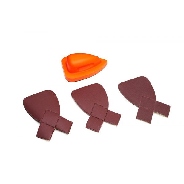 🪵 ToolKid brusný blok s sadou smirkových papírů