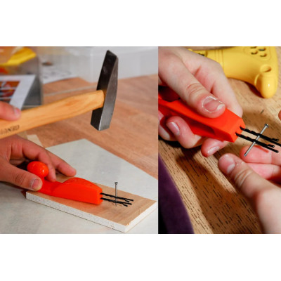 ToolKid dětská kladiva s držákem hřebíků – bezpečné zatloukání pro děti