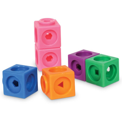 MathLink Cubes 1000 ks – barevné spojovací kostky pro výuku matematiky