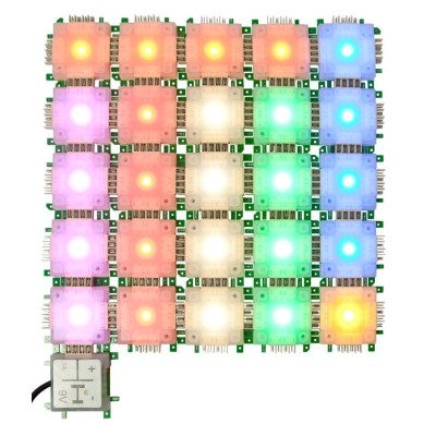 Brick’R’knowledge sada LED kostek – 7 barev