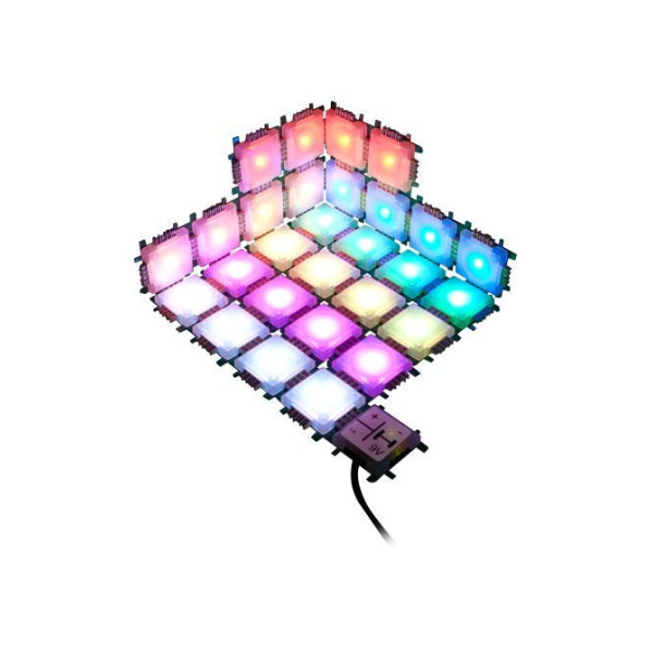 Brick’R’knowledge sada LED kostek – 7 barev