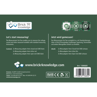 Brick’R’knowledge Measurement Set Two – adaptér pro měření napětí a proudu