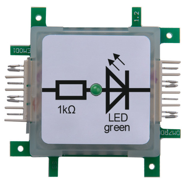 Brick'R'znalostní LED zelená