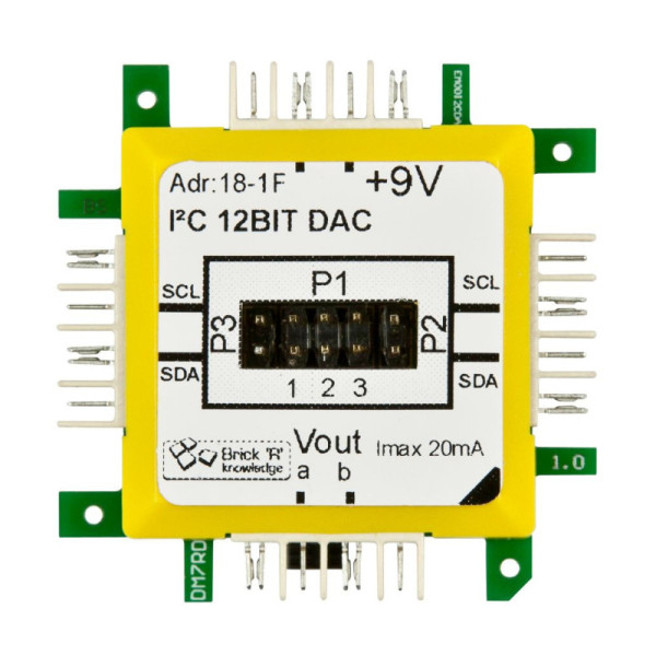 Brick'R'knowledge I2C DA Wandler