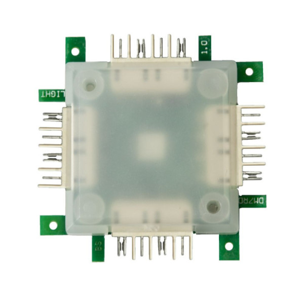 Brick'R'knowledge LED RGB light Brick transparentní