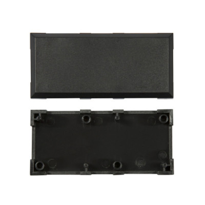 Brick'R'knowledge plastový zásobník 2x1 černý horní k