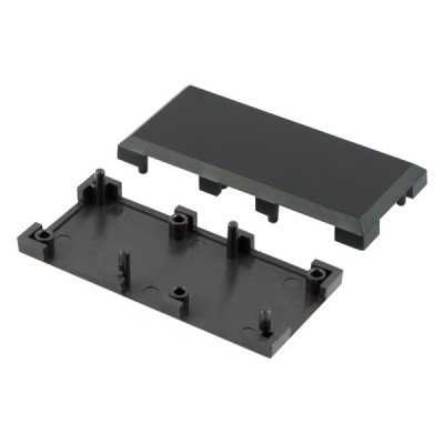 Brick'R'knowledge plastový zásobník 2x1 černý horní k