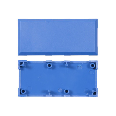 Brick 19R 19znalosti Plastový zásobník 2x1 modrý nahoře a dole