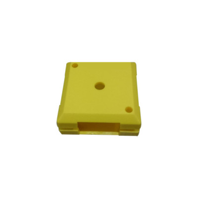 Brick'R'knowledge plastová vanička 1x1 žlutá nahoře i dole