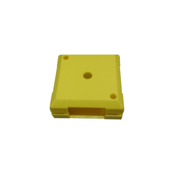 Brick'R'knowledge plastová vanička 1x1 žlutá nahoře i dole