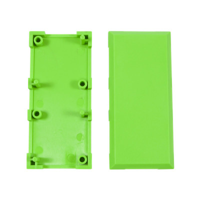 Brick'R'knowledge plastový zásobník 1x1 zelený nahoře i dole