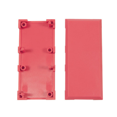 Brick'R'knowledge Kunststoffschale 1x1 magenta oben u