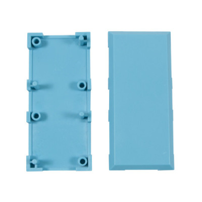 Brick'R'knowledge plastová vanička 1x1 tyrkysová nahoře i dole