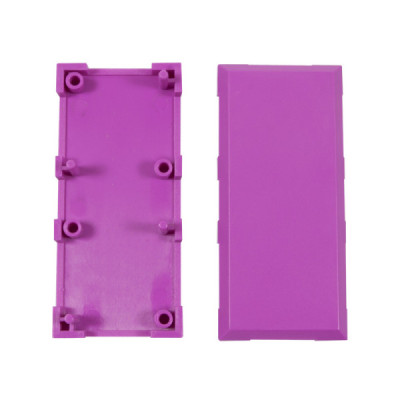 Brick'R'knowledge Kunststoffschale 1x1 violett oben u