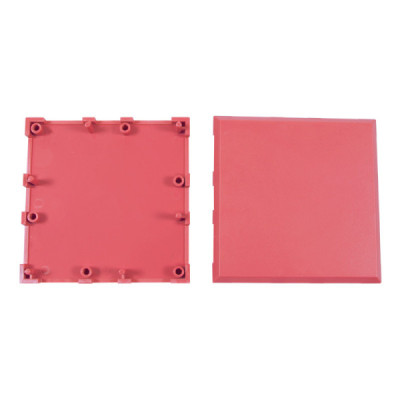 Brick'R'knowledge Kunststoffschale 1x1 magenta oben u