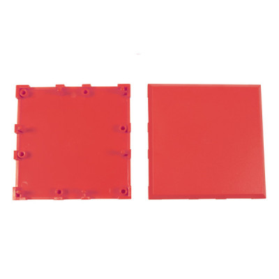 Brick'R'knowledge plastová vanička 1x1 červená horní a u