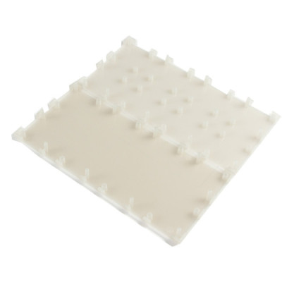 Brick'R'knowledge plastový zásobník 4x2 průhledný nahoře i dole