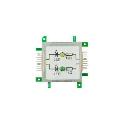 Brick'R'knowledge LED dual yellow & green Signál připojen přes