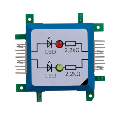 Brick'R'knowledge LED dual rot & gelb Signal durchverbunden