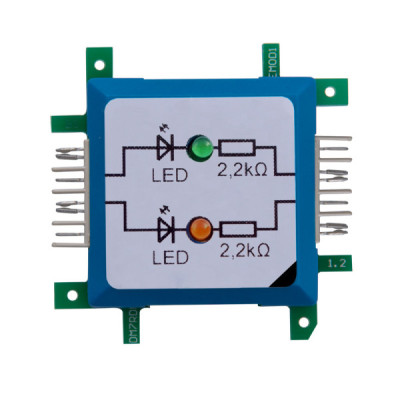 Brick'R'knowledge LED dual grün & orange Signal durchverbunden