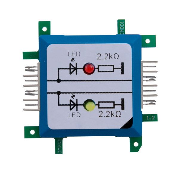 Brick'R'knowledge LED duální uzemněná, červená/žlutá, sig.