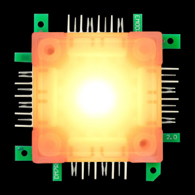 Brick'R'knowledge LED Color Brick oranžová