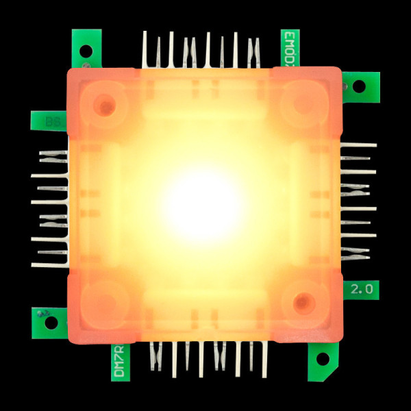 Brick'R'knowledge LED Color Brick oranžová