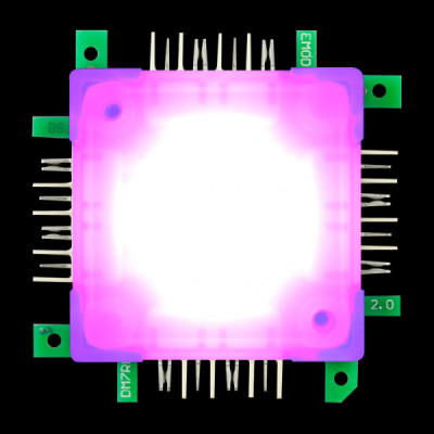 Brick'R'knowledge LED Color Brick fialová