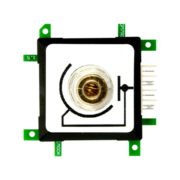 Brick'R'knowledge adaptér na měření 4mm Closed End GND schwarz mit Kabelklemme