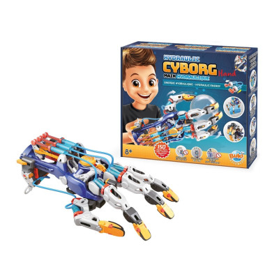 kybernetické ruka s krabicí