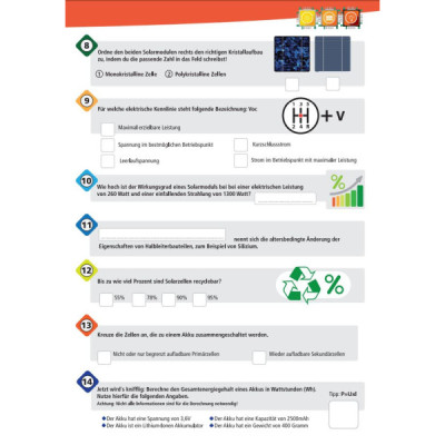 Brick'R'knowledge sešit s úkoly solární část 10-pack