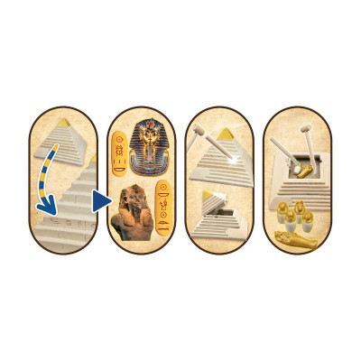 Tajemná Pyramida: Hlavolam a archeologická sada| Kreativní Hračky KINT