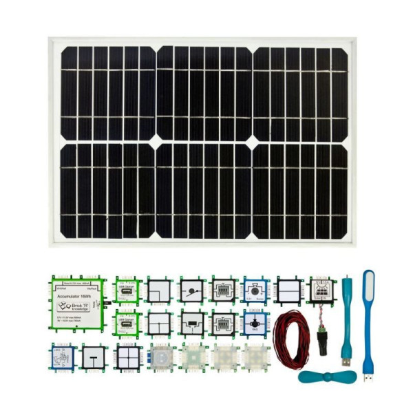 Brick’R’knowledge Solar Set – solární experimenty s elektronikou